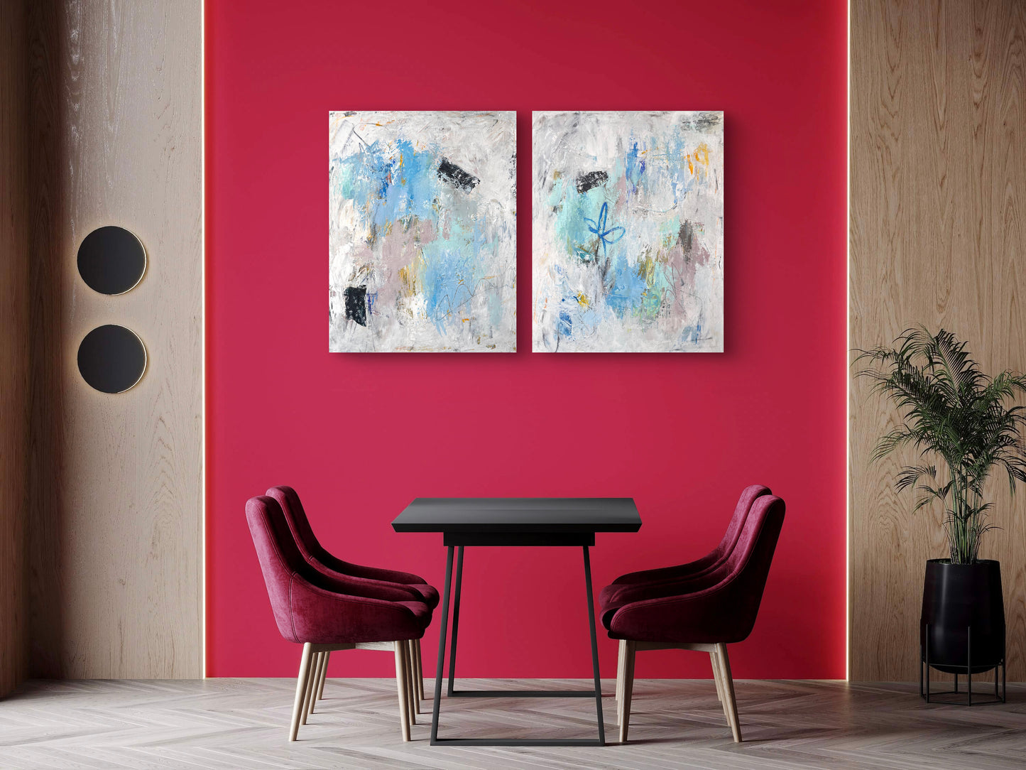 "Reflections 1 + 2" by Kara Jean Estey