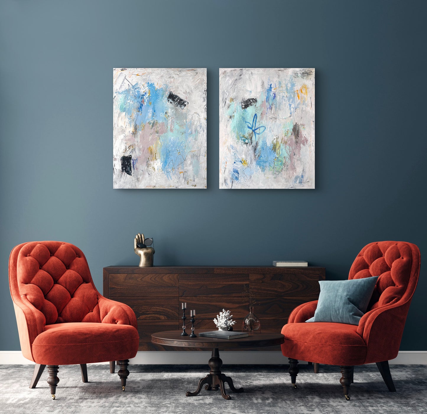 "Reflections 1 + 2" by Kara Jean Estey