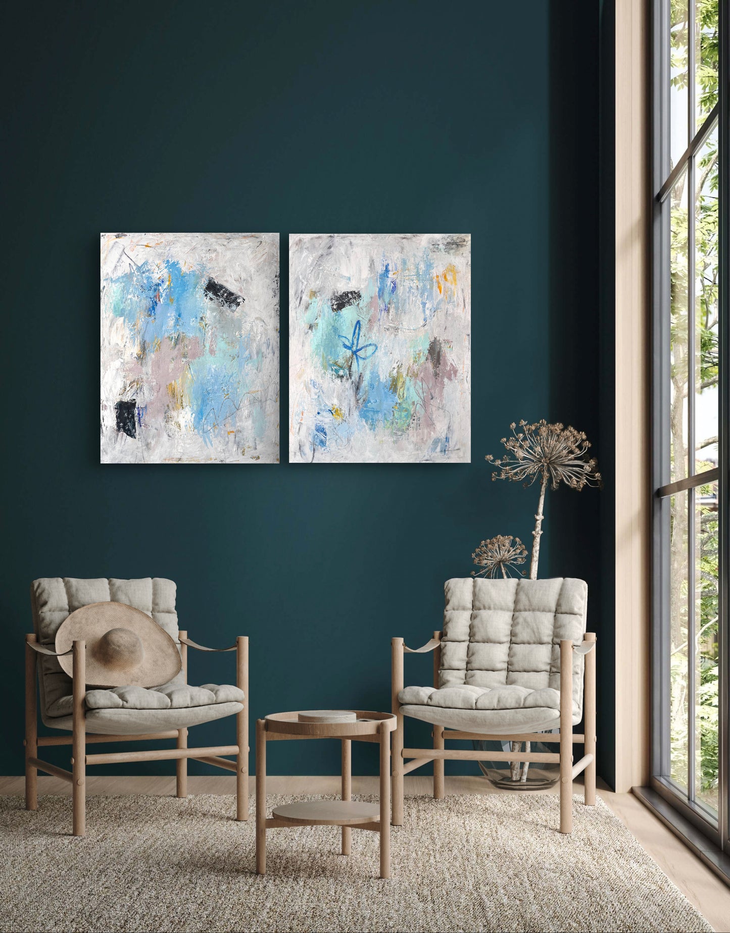 "Reflections 1 + 2" by Kara Jean Estey